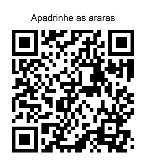 QR Code Pix para Apadrinhe as araras