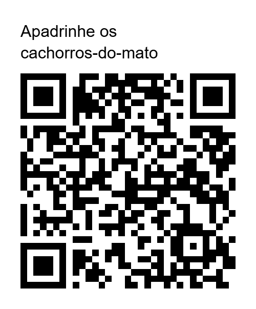 QR Code Pix para Apadrinhe os cachorros-do-mato