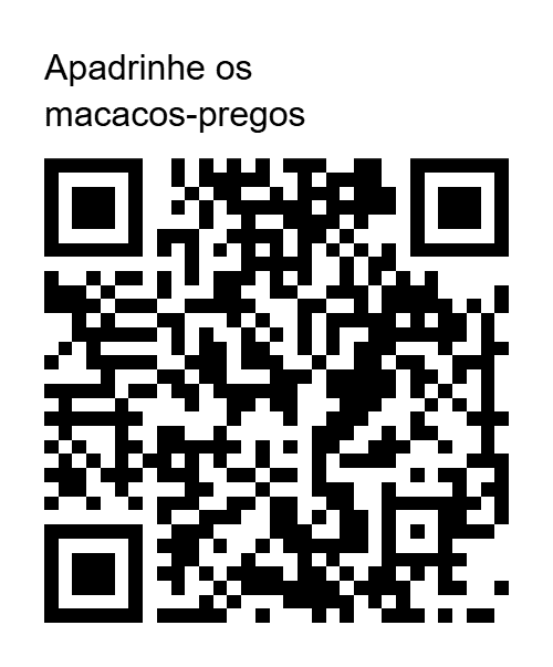 QR Code Pix para Apadrinhe os macacos-pregos